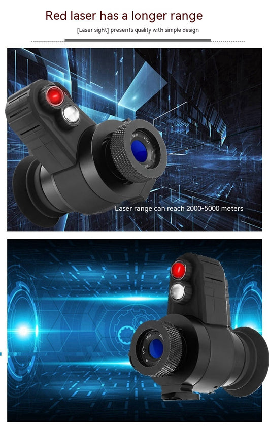 Telescopio de Visión Nocturna Infrarroja HD con Láser de Puntería - Image 10