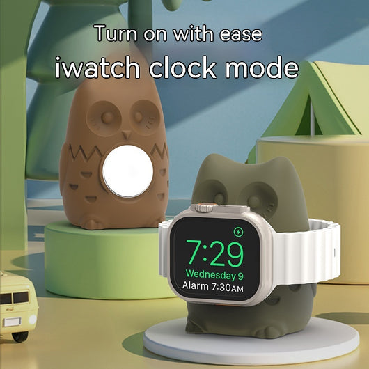 Base de Carga para Reloj Inteligente Diseño Búho de Silicona - Image 19