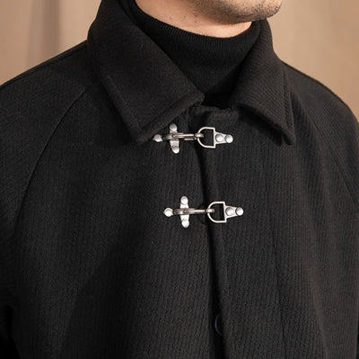 Abrigo Oversized Cálido con Solapa Gruesa - Image 11