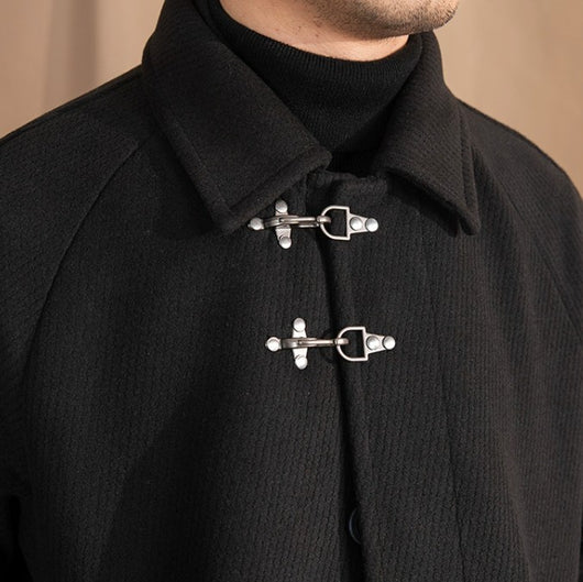 Abrigo Oversized Cálido con Solapa Gruesa - Image 11