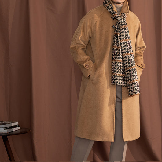 Abrigo Oversized Cálido con Solapa Gruesa - Image 12