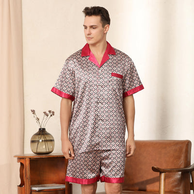 Pijama Corto Estampado para Hombre - Comodidad de Verano - Image 15
