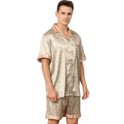 Pijama Corto Estampado para Hombre - Comodidad de Verano - Image 19