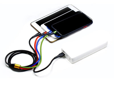 Cable de Carga 4 en 1 Multifunción - Dual Android y Doble Lightning 12M - Image 7