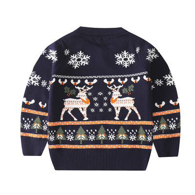 Suéter Infantil Reno Jacquard Doble Tejido Unisex Manga Larga - Image 13