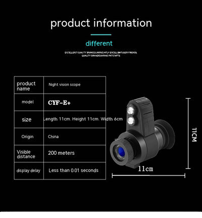 Telescopio de Visión Nocturna Infrarroja HD con Láser de Puntería - Image 19