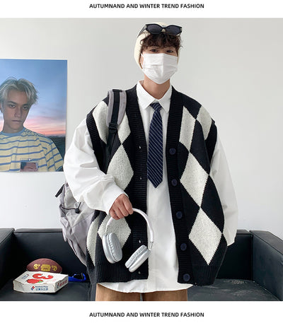 Chaleco de Lana V-Escote para Hombre - Comodidad Otoño e Invierno - Image 27