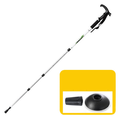 Bastones de Trekking Ultraligeros Plegables de Aluminio con Mango Recto - Image 26