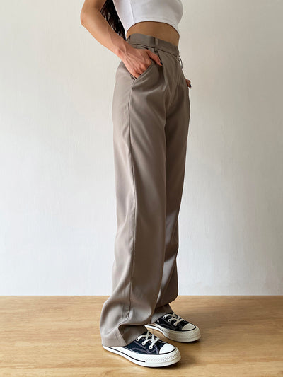 Pantalones Rectos Ajustados Retro para Mujer - Image 10