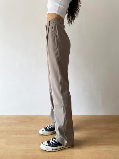 Pantalones Rectos Ajustados Retro para Mujer - Image 13