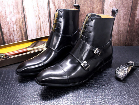 Botas Altas de Cuero Genuino para Hombre - Estilo Premium - Image 10