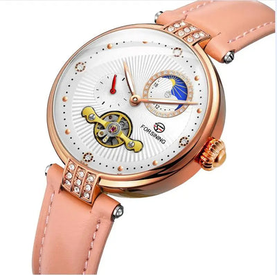 Reloj Mecánico para Mujer con Diseño Calado Elegante - Image 11