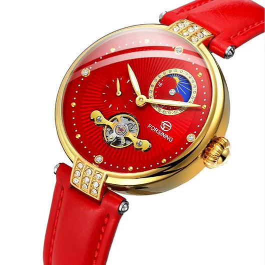 Reloj Mecánico para Mujer con Diseño Calado Elegante - Image 15