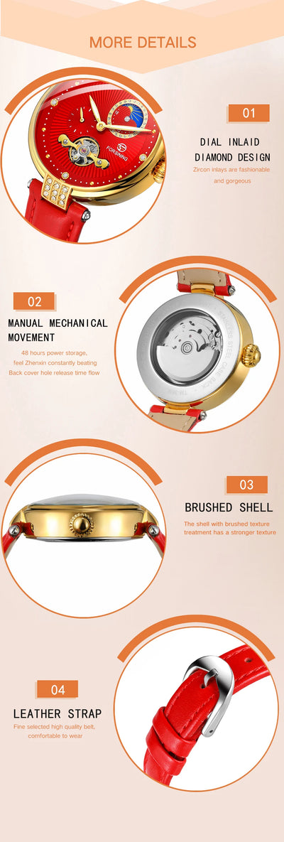 Reloj Mecánico para Mujer con Diseño Calado Elegante - Image 16