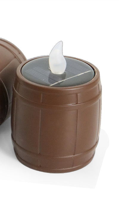 Lámpara LED Barril de Vino con Luz Solar Simulada Estilo Retro - Image 10