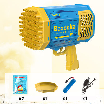 Pistola de Burbujas Automática 69 Agujeros con Luz LED - Juguete Infantil - Image 23