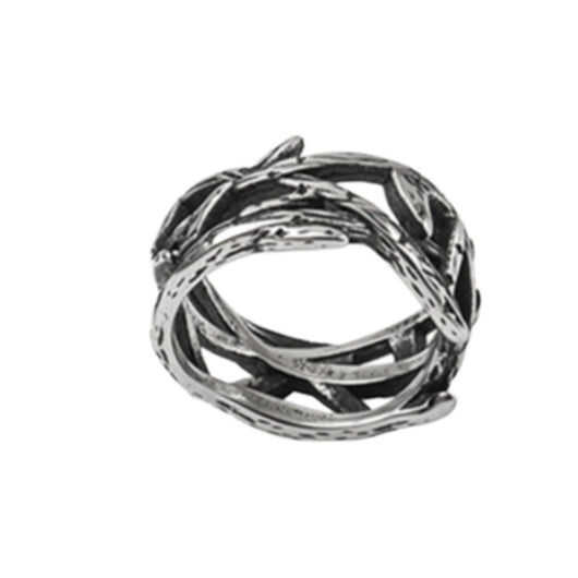 Anillo de Acero Titanio Diseño Retro Oscuro - Estilo Punk Hip Hop - Image 10