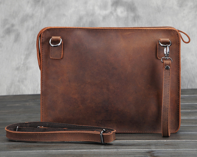 Bolso de Cuero para Hombre - Cartera Profesional de Hombro