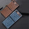 Funda Protectora de Cuero con Patrón Camel para Teléfono - Cierre Plegable
