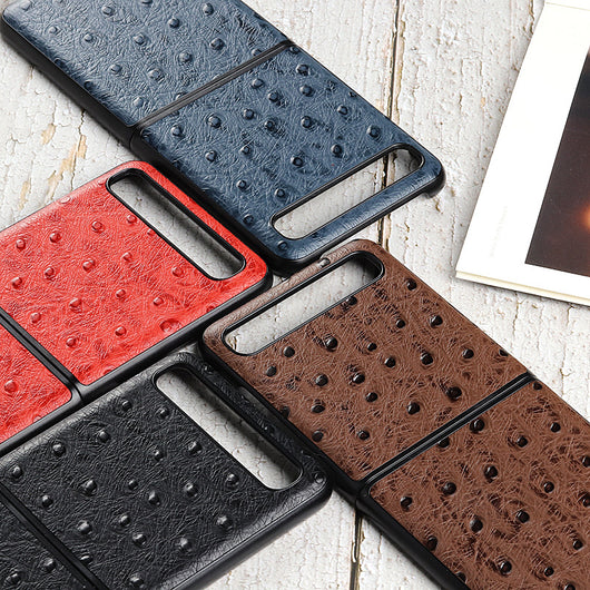 Funda Protectora de Cuero con Patrón Camel para Teléfono - Cierre Plegable - Image 12