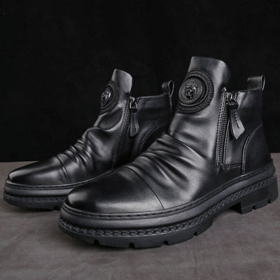 Botas Tácticas Militares Altas para Hombre con Terciopelo - Image 9
