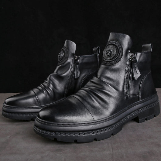 Botas Tácticas Militares Altas para Hombre con Terciopelo - Image 9