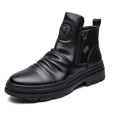 Botas Tácticas Militares Altas para Hombre con Terciopelo - Image 15