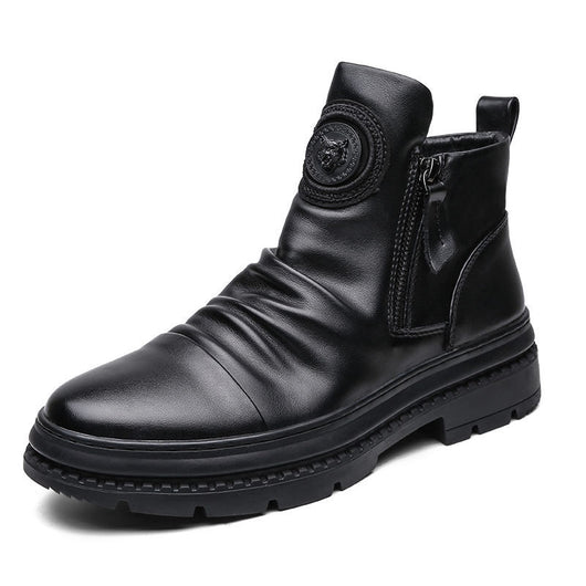 Botas Tácticas Militares Altas para Hombre con Terciopelo - Image 15