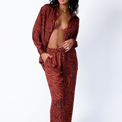 Camisa Suelta Estampada para Mujer - Conjunto Elegante - Image 20