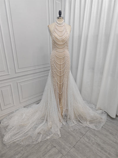 Vestido Elegante de Cintura Alta con Falda Tipo Sirena - Image 10