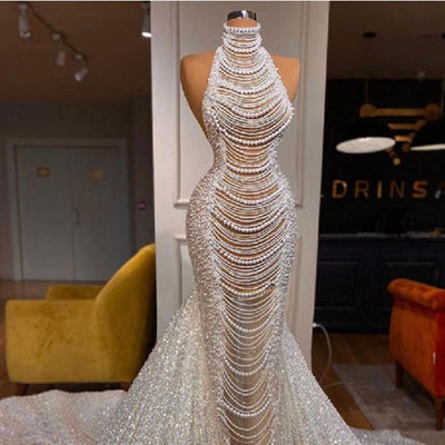 Vestido Elegante de Cintura Alta con Falda Tipo Sirena - Image 11