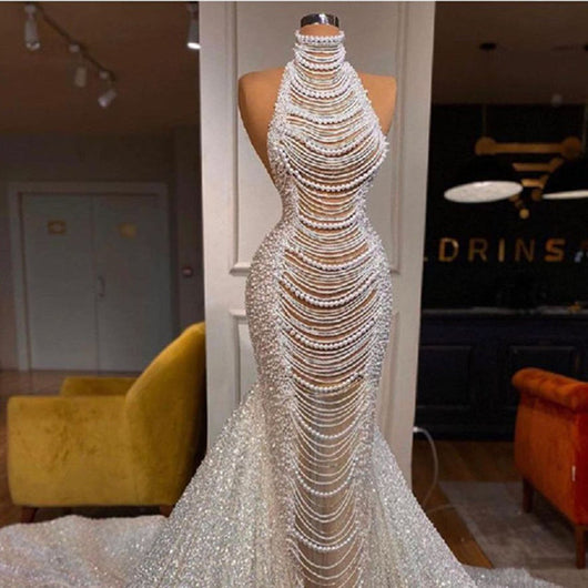 Vestido Elegante de Cintura Alta con Falda Tipo Sirena - Image 11