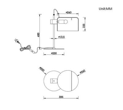 Lámpara de Mesa Moderna Minimalista para Sala de Estar - Image 8