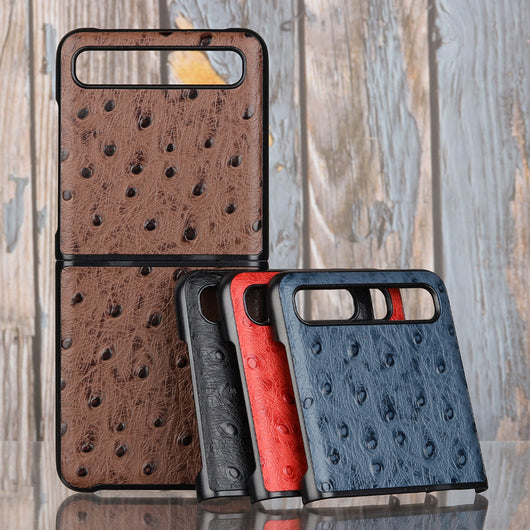 Funda Protectora de Cuero con Patrón Camel para Teléfono - Cierre Plegable - Image 18