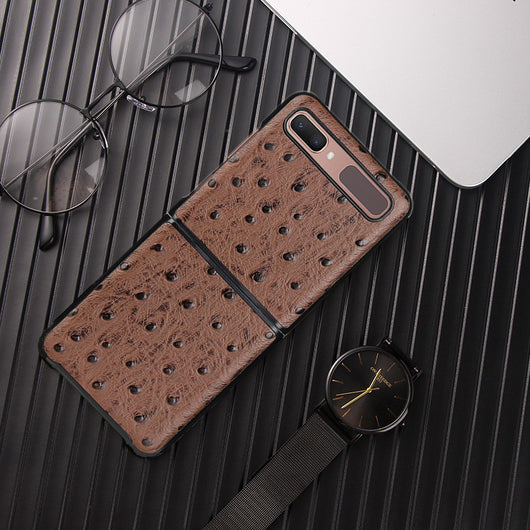 Funda Protectora de Cuero con Patrón Camel para Teléfono - Cierre Plegable - Image 19