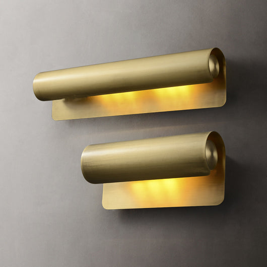 Lámpara de Pared Cobre Minimalista para Sala y Dormitorio - Image 15