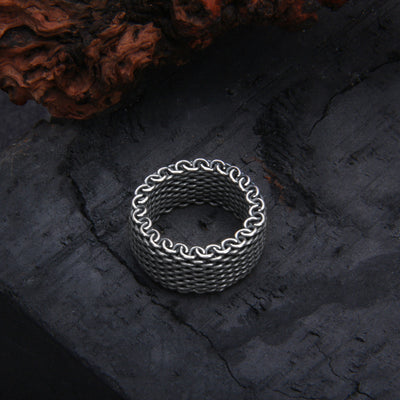 Anillo de Plata Esterlina 925 Tejido a Mano Turco - Image 17