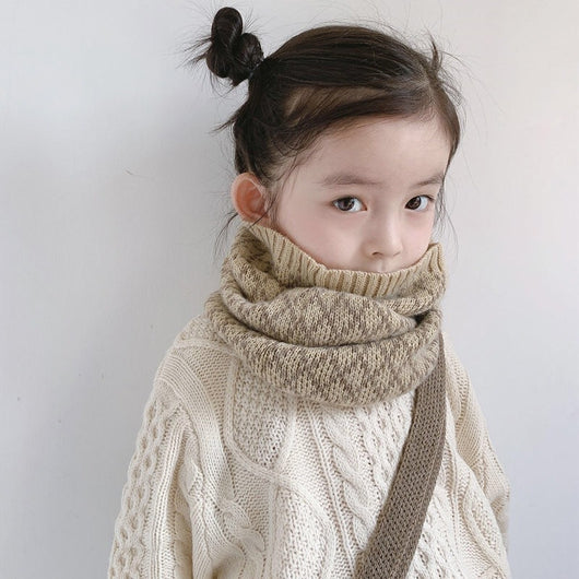 Pañoleta Cuadrillé Tejida Cálida para Niños - Multicolor - Image 31