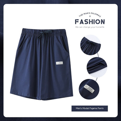 Pantalones Pijama Modal Hombre Verano Algodón Sueltos Casuales - Image 28