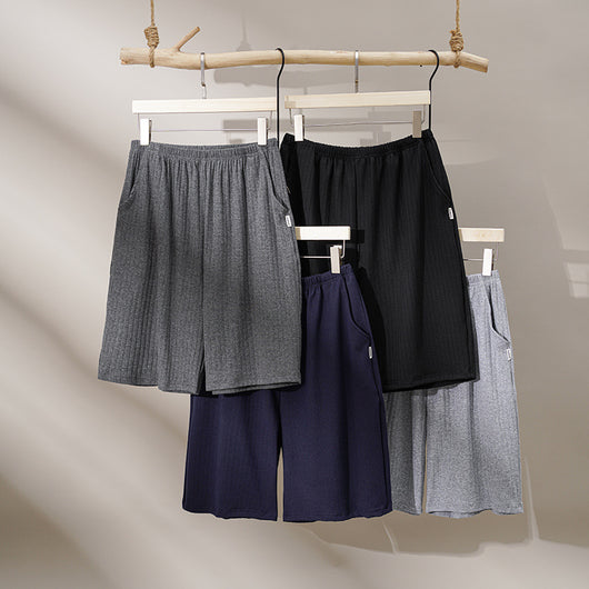 Pantalones Pijama Modal Hombre Verano Algodón Sueltos Casuales - Image 32
