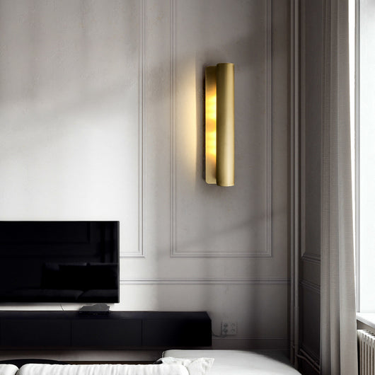 Lámpara de Pared Cobre Minimalista para Sala y Dormitorio - Image 20