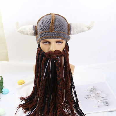 Gorro Tejido con Barba Divertido Wansheng - Image 10