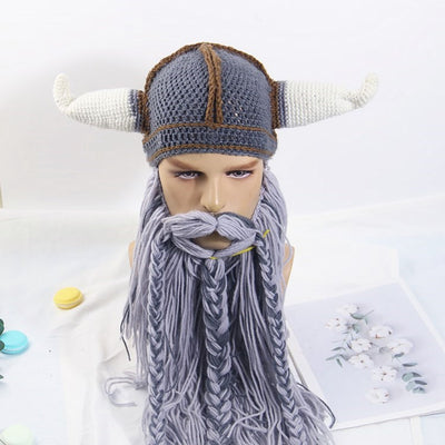 Gorro Tejido con Barba Divertido Wansheng - Image 14