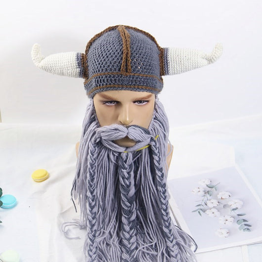 Gorro Tejido con Barba Divertido Wansheng - Image 14