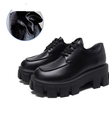 Zapatos Plataforma Sweet Cool - Cuero Genuino para Otoño e Invierno - Image 13