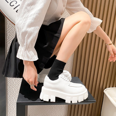 Zapatos Plataforma Sweet Cool - Cuero Genuino para Otoño e Invierno - Image 19