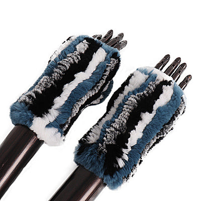Guantes de Conejo Rex Semiabiertos Acolchados - Calidez y Estilo Real - Image 16