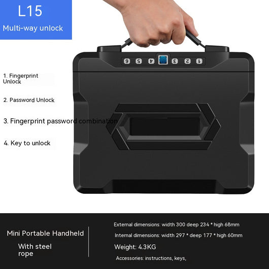 Caja de Seguridad Portátil con Contraseña - Image 10