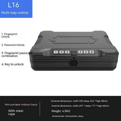 Caja de Seguridad Portátil con Contraseña - Image 11