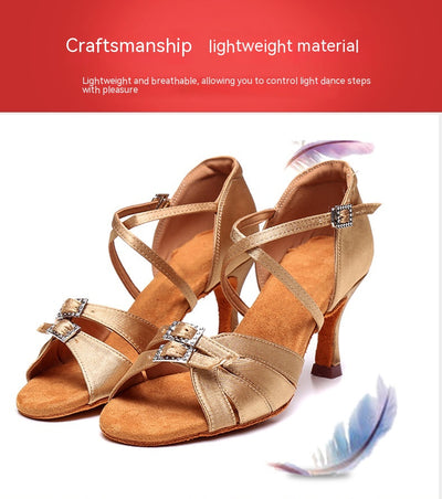 Zapatos de Tacón para Baile Latino con Suela Flexible - Image 19